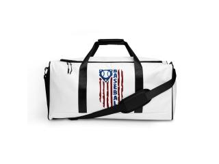 Get USA Flag Duffel Bag for Columbus Day and Everyday Travel