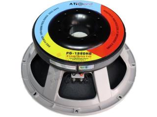 Powerful 18 Inch 1999+800 Watt Ferrite DJ Speaker PD1880 HD