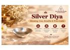 Buy Pure Silver Diya Online at Best Price | The Stardust Studio