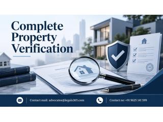 How Can Complete Property Verification Protect You Before Buying Property?