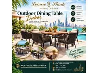 Stylish Outdoor Dining Table Dubai for Homes, Hotels, and Restaurants
