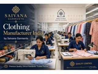 Clothing Manufacturer India - Saivana Garments