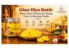 Buy Pure Ghee Diya Batti Online at Best Price | The Stardust Studio