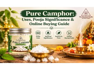 Buy Pure Camphor Online at Best Price | The Stardust Studio