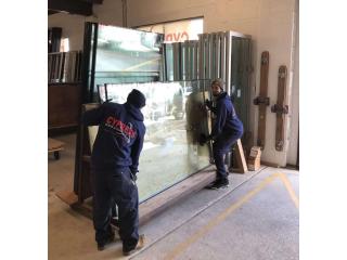 Cracked Storefront Glass In The Mid-Atlantic