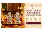 Buy Silver Lakshmi Ganesh Idols at Best Price | The Stardust Studio