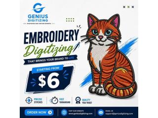 Genius Digitizing – Expert Embroidery Digitizing Solutions