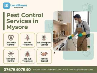 Professional Pest Control Service in Mysore by LocalRamu