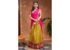 Where Can You Find Designer Silk Half Sarees for Women Online?