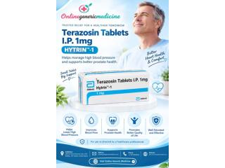 Hytrin Tablet — Supports Healthy Blood Pressure & Urine Flow | Online Generic Medicine