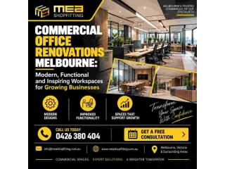 Commercial Office Renovations Melbourne – Modern, Functional & Inspiring Workspaces