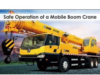 Professional Mobile Boom Crane Training Course Brampton | CN ForkLift Training