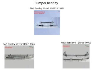 Bentley S1 and S2 (1955 to 1962) / Bentley S3 (1962 to 1965) / Bentley T1 (1965 to 1977) bumper