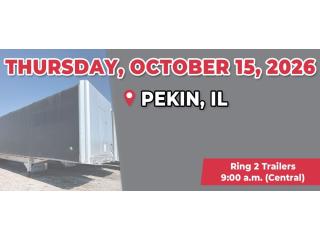 Consign to the Oct. Trailer Auction in Pekin, IL