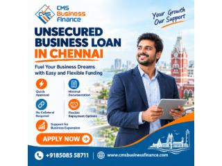 Why Choose CMS Business Finance for Unsecured Business Loans in Chennai?