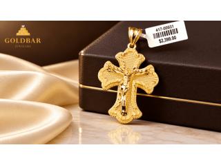 Buy 10K 14K Gold Pendants in Texas USA-Gold Bar Jeweler
