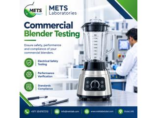 Commercial Blender Testing Services