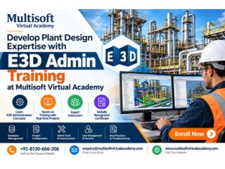 Develop Plant Design Expertise with E3D Admin Training at Multisoft Virtual Academy