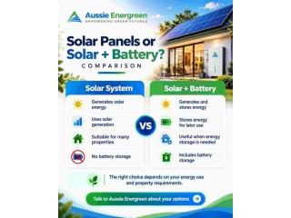 Solar Panels or Solar + Battery? Choose the Right Solution