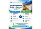 Solar Panels or Solar + Battery? Choose the Right Solution  