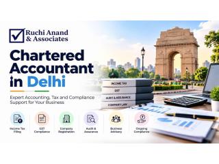 Find a CA in Delhi for Tax Planning and Accounting Support
