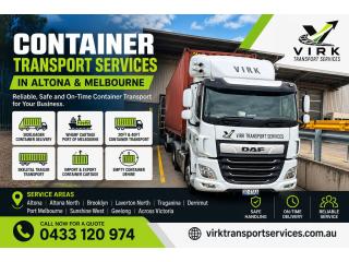 Reliable Container Transport Services in Altona & Melbourne
