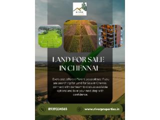 Land for Sale in Chennai to Match Your Property Goals