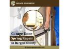 Garage door spring repair in Bergen County