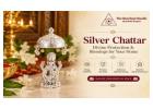 Buy Pure Silver Chattar Online at Best Price | The Stardust Studio