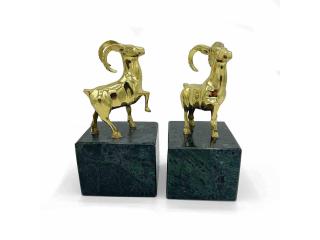 Capra Bookends