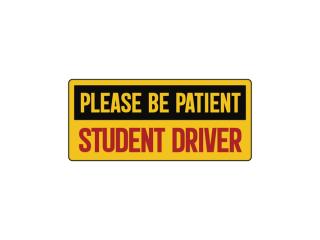 Student Driver Sticker for New Drivers | StickerJet
