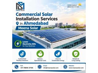 Commercial Solar Installation Services in Ahmedabad - Meena Solar