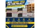 MS, GI & FRLS PVC Conduit Pipes for Electrical Projects | New Adarsh Industries