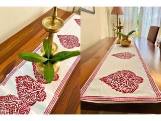Assamese Paan Table Runner: Add Traditional Detail to Your Table Setting