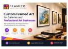 Custom Framed Art for Galleries and Professional Art Businesses