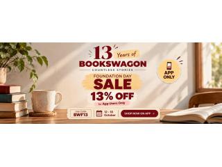 Celebrate 13 Years of BooksWagon – Special Foundation Day Sale