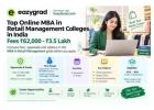Top Online MBA in Retail Management Colleges in India | Fees ₹62,000-₹3.5 Lakh
