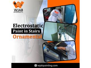 Electrostatic Paint in Stairs Ornamental