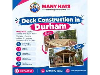 Deck Construction in Durham | Manyhats