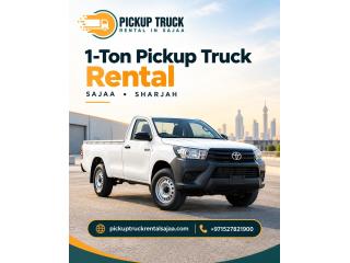 ???? 1 Ton Pickup Truck Rental in Sajaa, Sharjah