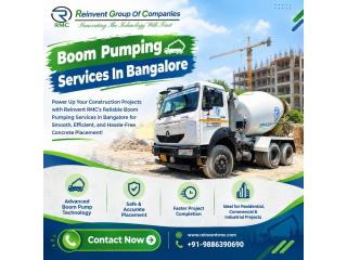 Boom Pumping Services In Bangalore