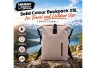 Solid Colour Backpack 25L for Travel and Outdoor Use | Harry Cooper