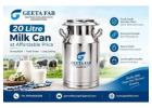 20 Litre Milk Can at Reasonable Prices | Geeta Fab