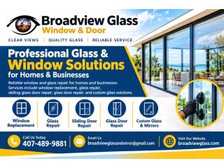 Window Repair Winter Park FL – Fast, Affordable | Broadview Glass