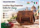Leather Bag Exporter India for Italy | UniLeather India