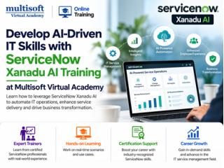 Develop AI-Driven IT Skills with ServiceNow Xanadu AI Training at MVA