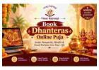 Book Dhanteras Online Puja for Prosperity and Peace