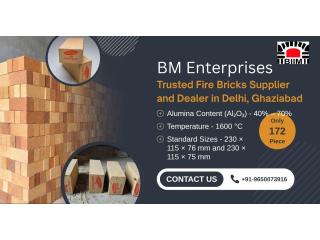 Trusted Fire Bricks Supplier and Dealer in Delhi, Ghaziabad