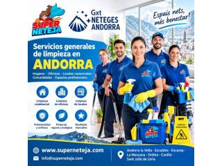 Servicios generales de limpieza en Andorra con calidad y profesionalidad